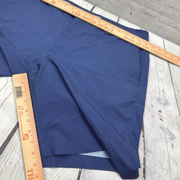 Callaway Men's Golf Shorts Peacoat Blue Grey Opti Dri Stretch Flat Front Size 40 - Picture 7 of 11